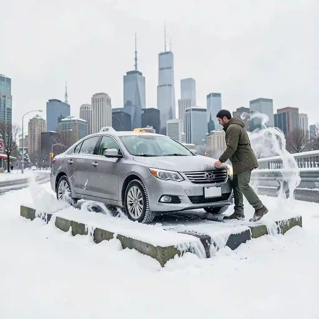 Winter_City_Taxi_Dropoff_Scene