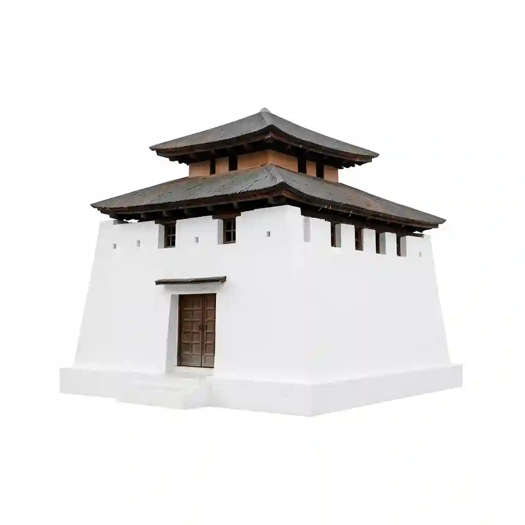 Bhutan_Dzong_House_Form
