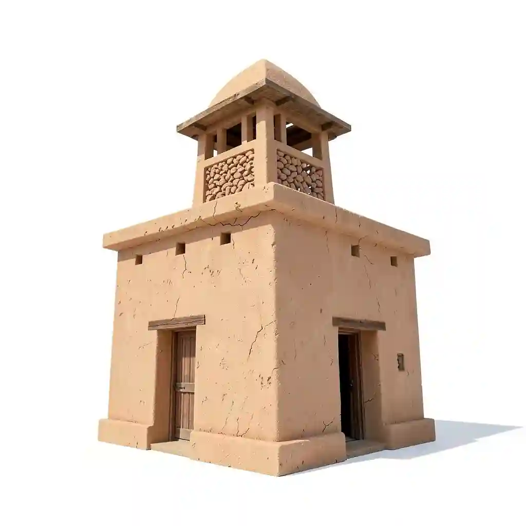 Iran_Desert_Courtyard_House_Form