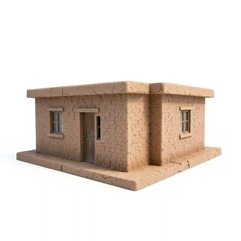 Iraq_Mudbrick_Courtyard_Home_Form