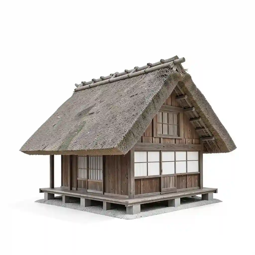 Japan_Minka_Wood_House_Form