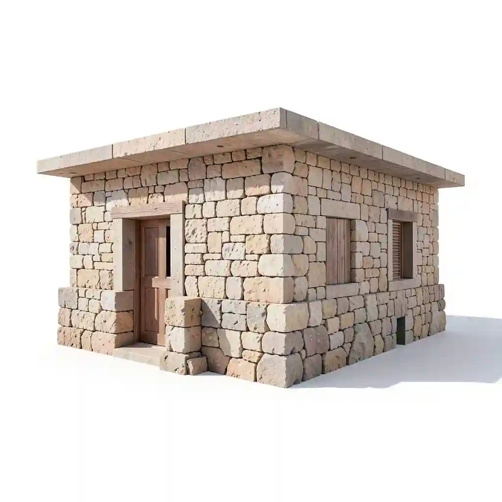 Kuwait_Courtyard_Stone_House_Form_001.webp