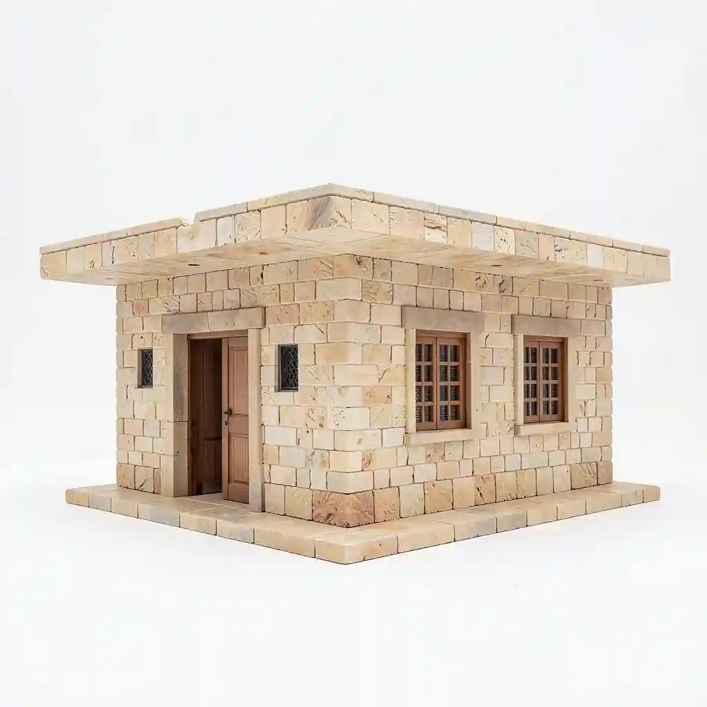 Kuwait_Courtyard_Stone_House_Form