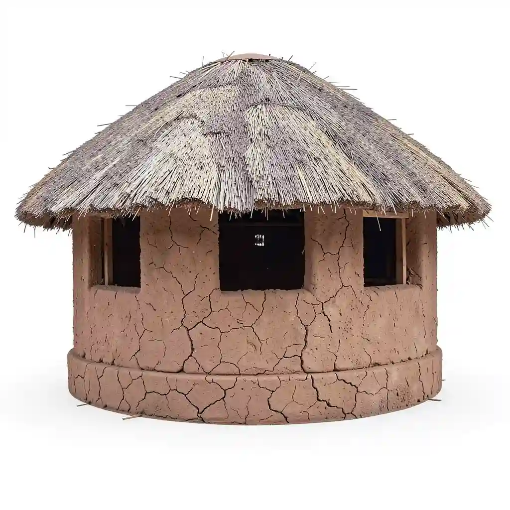 Liberia_Traditional_Thatched_Home_Form