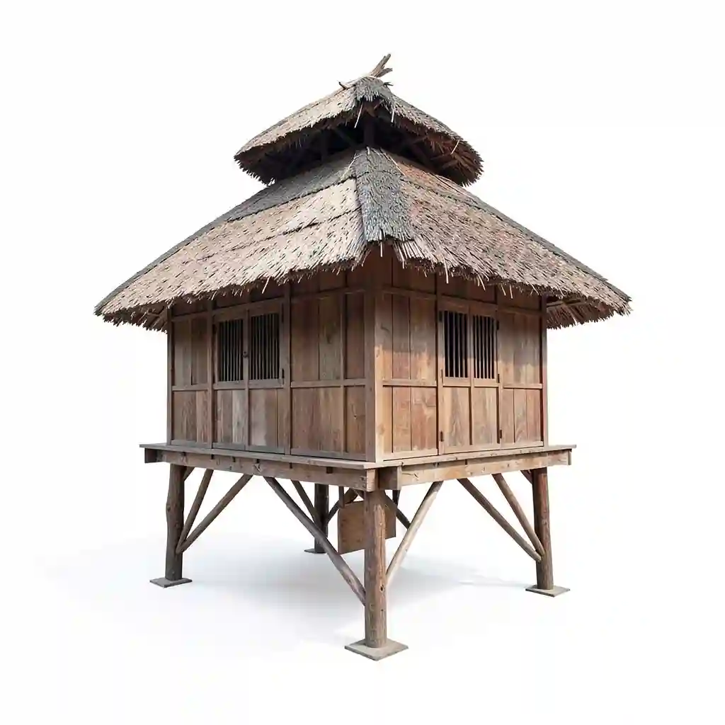 Myanmar_Teak_Stilt_House_Form