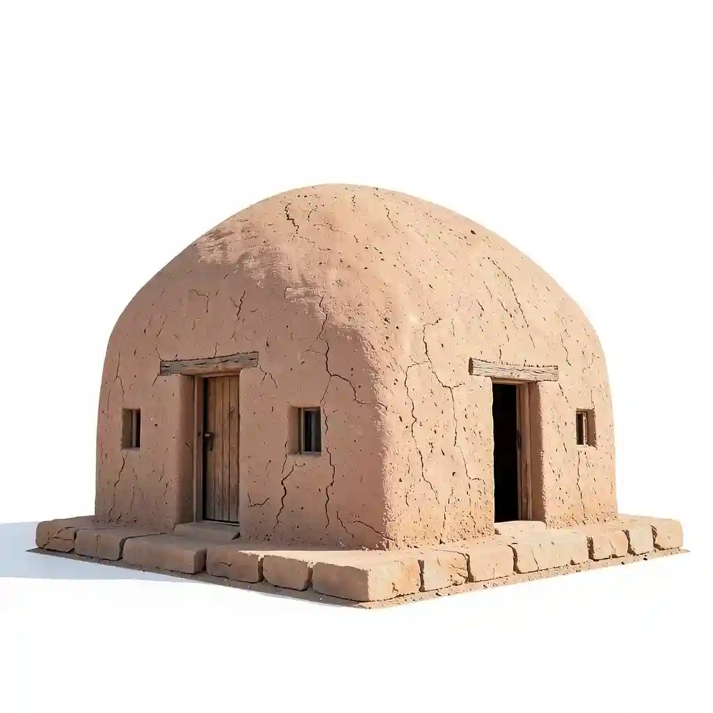 Senegal_Sahel_Adobe_House_Form