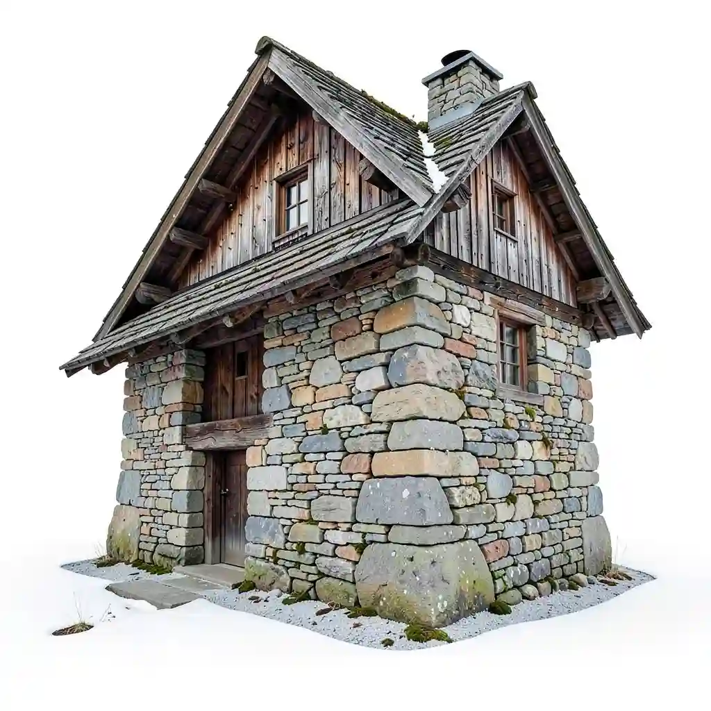 Slovenia_Alpine_Stone_House_Form
