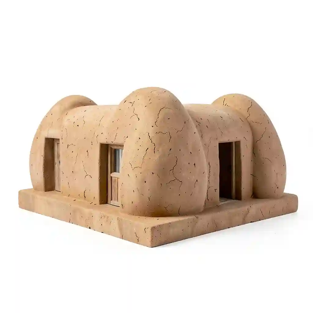 Tunisia_Desert_Adobe_House_Form