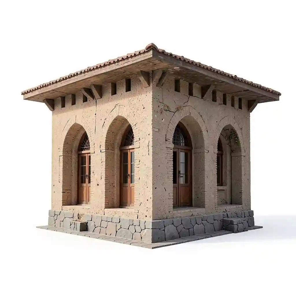 Uzbekistan_Courtyard_House_Form